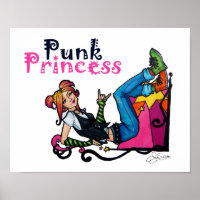 Impresión "Princesa de Punk"