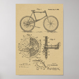 Impresión propulsada 1899 palancas del arte de la