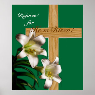 Impresión religiosa de Posters de Pascua - ¡Se l