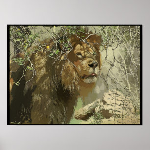 Impresión - rey de la selva