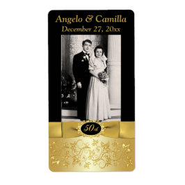 IMPRESIÓN RIBBON 50º Aniversario Foto etiqueta de