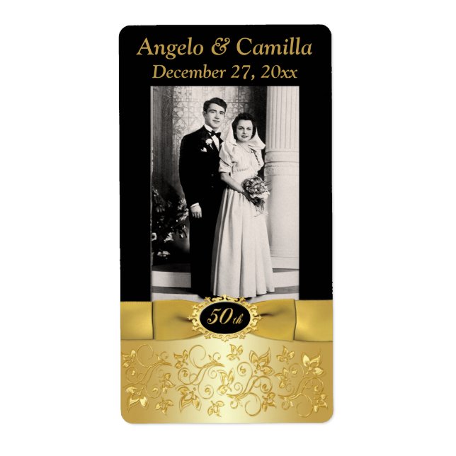 IMPRESIÓN RIBBON 50º Aniversario Foto etiqueta de  (Frente)