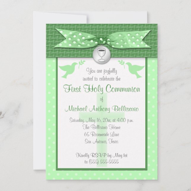 IMPRESIÓN RIBBON Primera Invitación a la Santa Com (Anverso)