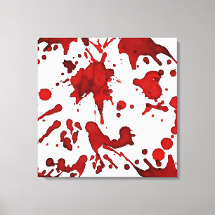 IMPRESIÓN ROJA SANGRE DEL COLLAGE DE LA