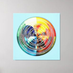 Impresión sagrada de la lona de la mandala 8 de l