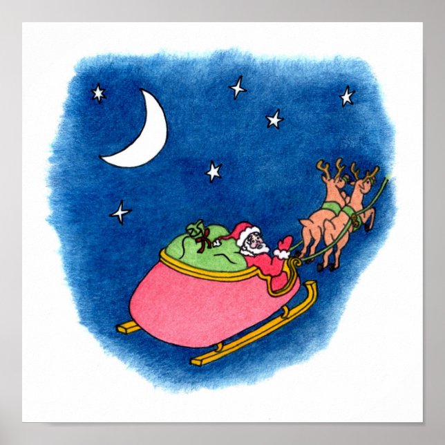 Impresión Santa 12x12 (Frente)