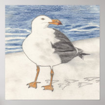 Impresión SEA GULL (15"x15")