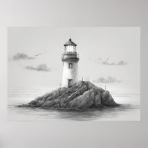 Impresión "Sentinel silencioso", Poster