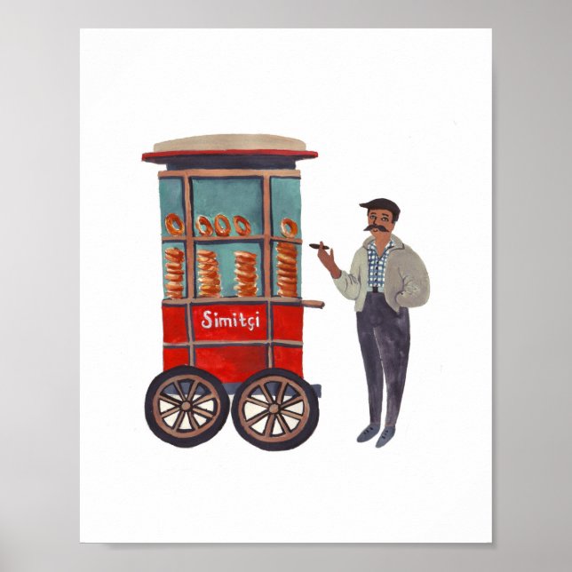 Impresión Simitçi (Simit) (Frente)