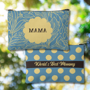 Impresión simple de flores Bolsa cosmética persona