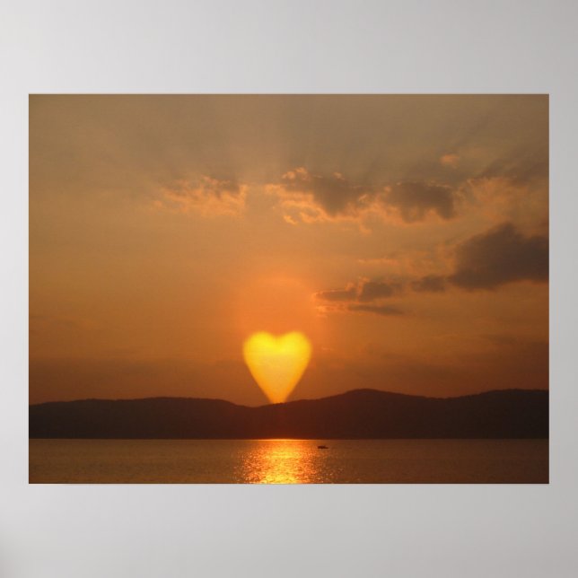 Impresión solar con forma de corazón (Frente)