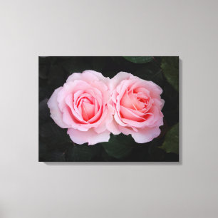 Impresión soñadora de la lona de los rosas