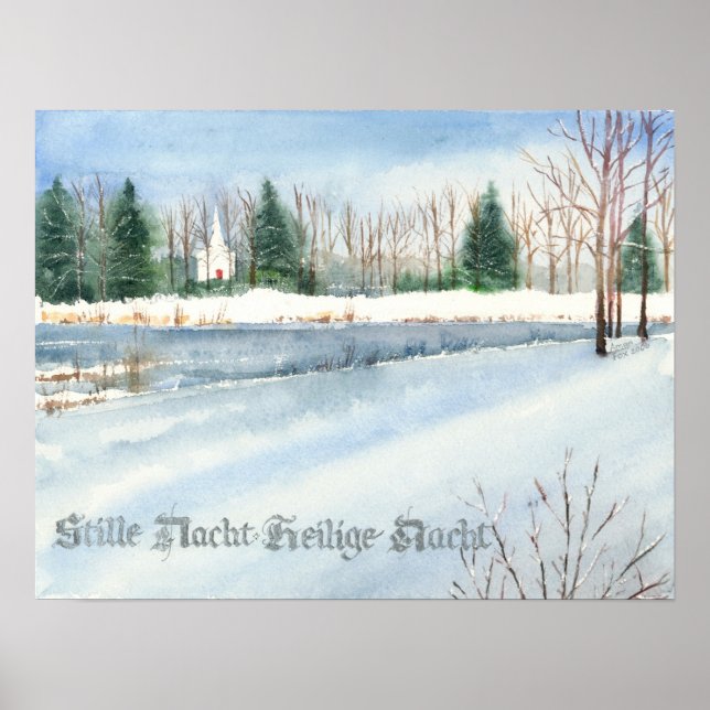 Impresión Stille Nacht Heilige Nacht (Frente)