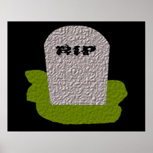 Impresión Tombstone RIP