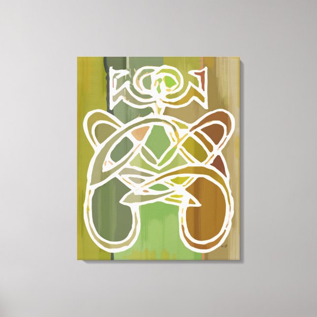 Impresión tribal moderna de diosa, abstracto boho  (Anverso)