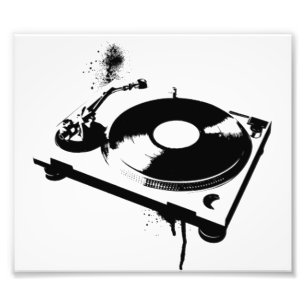 Impresión Turnable de fotos de Deejay DJ   Regalos