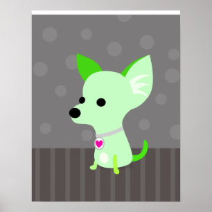 Impresión verde de Chihuahua