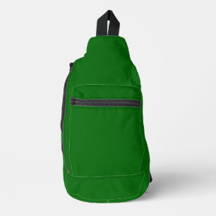 Impresión verde profunda única Cortar bolso de hon