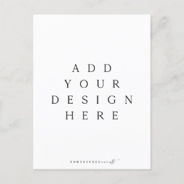 Impresión vertical de tarjetas postales de 5,5 x 4