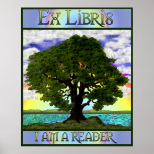 Impresión vieja del roble