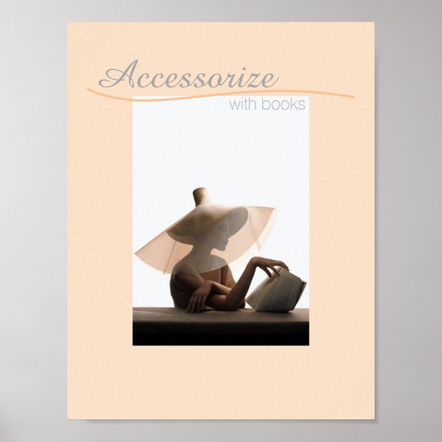 Impresión Vintage pro-alfabetización (Frente)