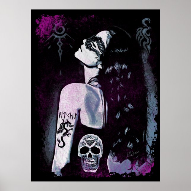 Impresión WITCHY, papel Poster de valor (mate) (Frente)