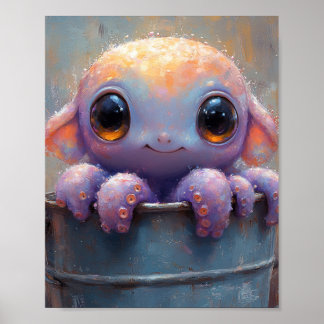 Impresión y descarga de un pequeño amigo del cubo