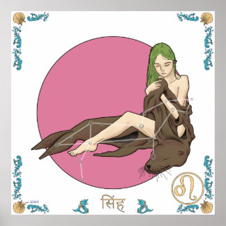 Impresión Zodiac Mermaid - Leo