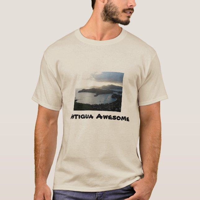 Impresionante Antigua Foto/ Cita camiseta masculin (Anverso)