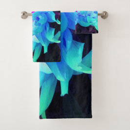 Impresionante Aqua Cactus Azul y Verde Dahlia