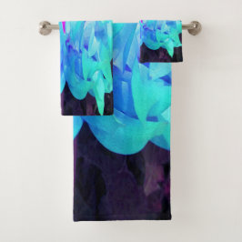 Impresionante Aqua Cactus Azul y Verde Dahlia