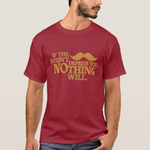 Impresionante camisa personalizado de Mustache - e