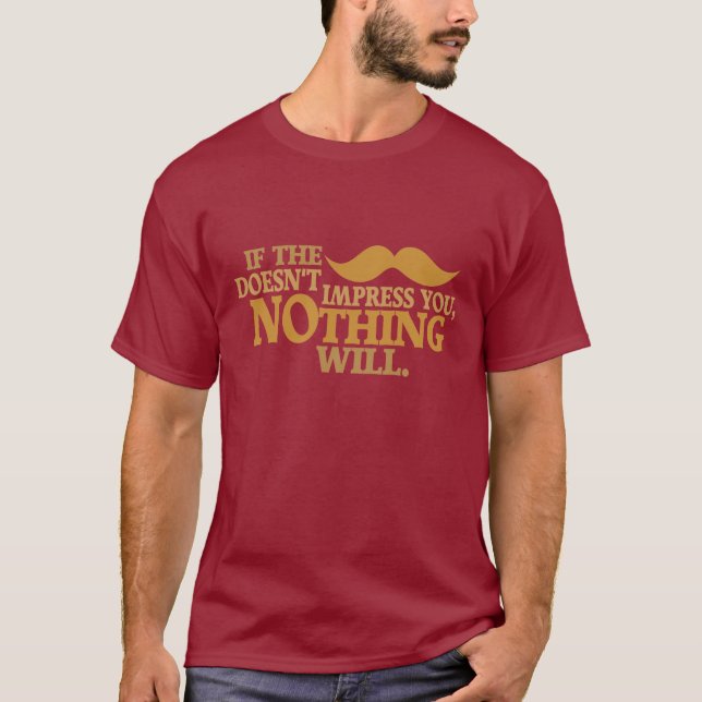 Impresionante camisa personalizado de Mustache - e (Anverso)
