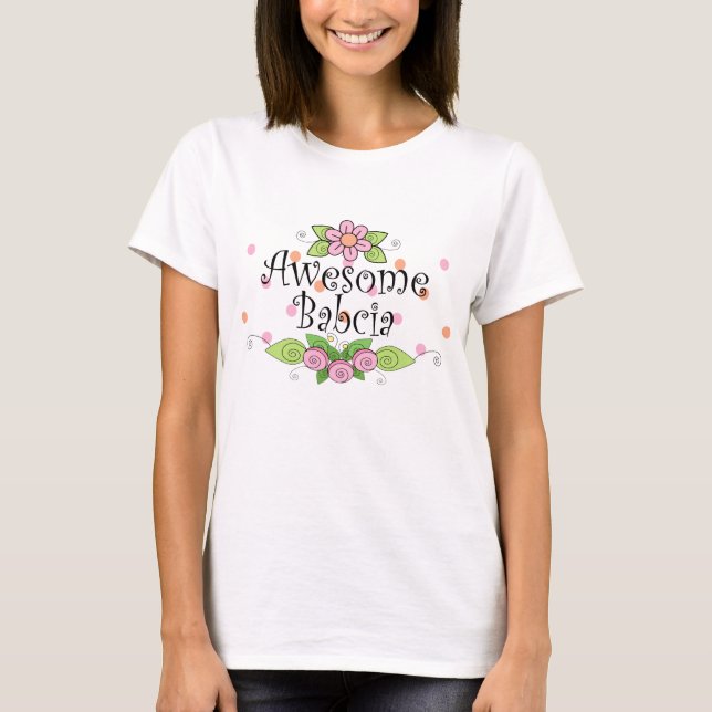 Impresionante camiseta Babcia (Anverso)
