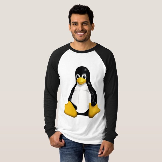 Impresionante camiseta de manga larga de Linux