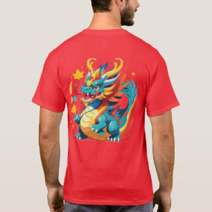 Impresionante camiseta del Personalizado Dragon
