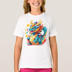 Impresionante camiseta del Personalizado Dragon