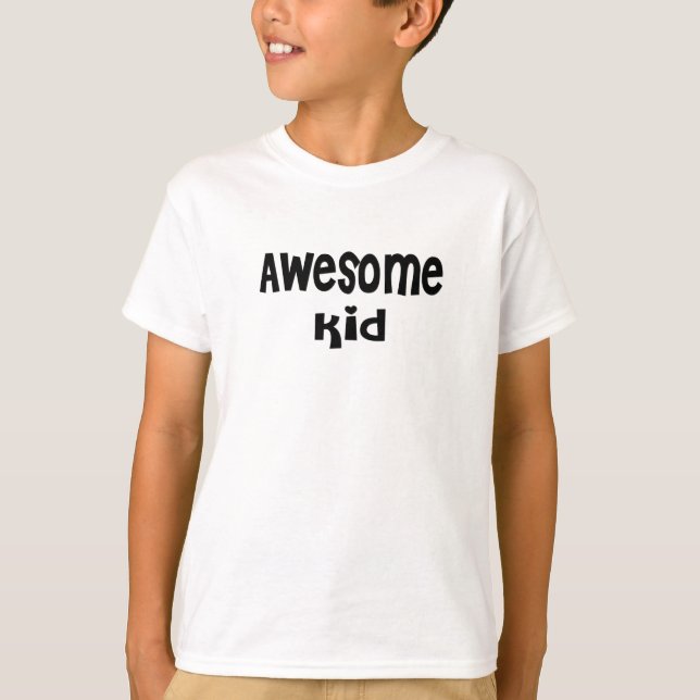 Impresionante camiseta para niños (Anverso)