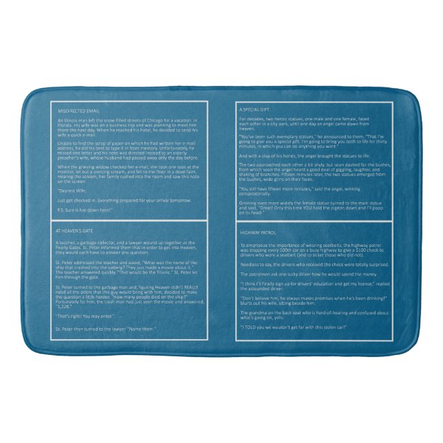 Impresionante Chiste personalizado de la alfombra  (Anverso)