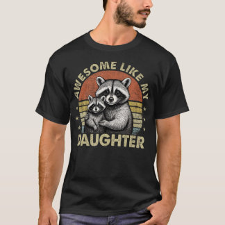 Impresionante como mi hija Retro Hombres Camiseta 