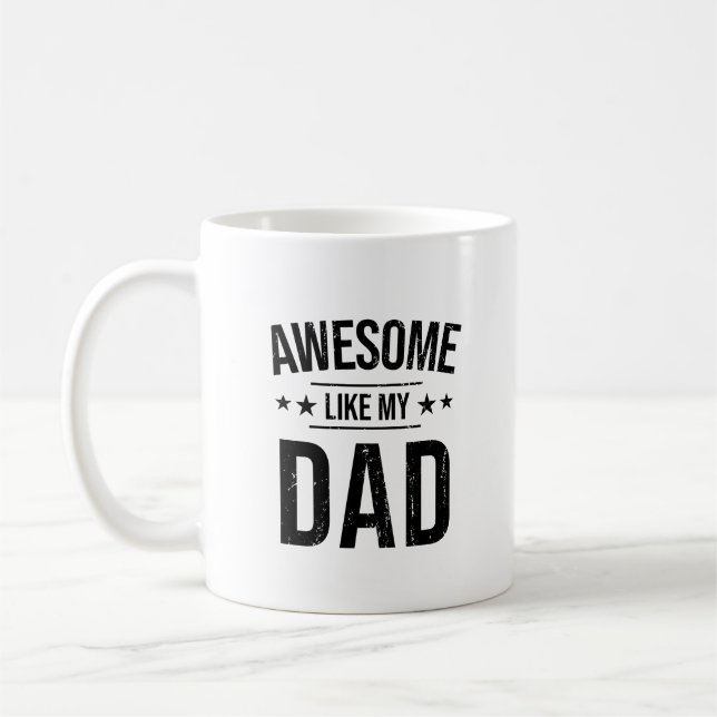 Impresionante como mi papá foto café taza (Izquierda)