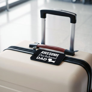 Impresionante etiqueta de bolsa de equipaje del Dí