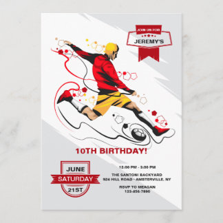 Impresionante invitación a jugador de fútbol