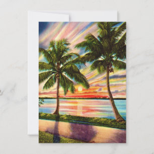 Impresionante Invitación en movimiento del atardec