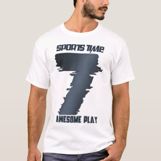 Impresionante juego de tiempo de deporte camiseta