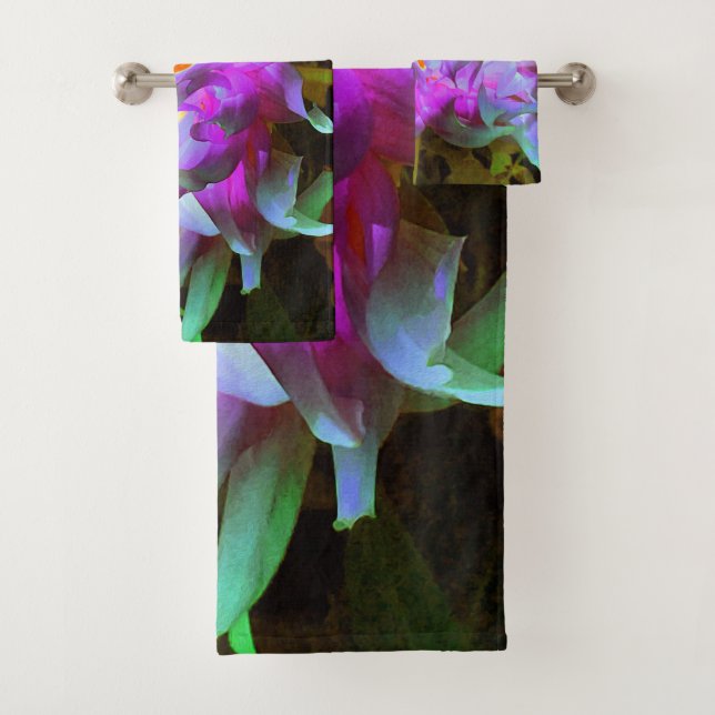 Impresionante Magenta y Cactus Verde Lime Dahlia (In situ)