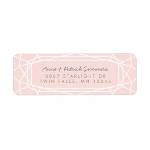 Impresionante Moda Gem Etiquetas de dirección de r