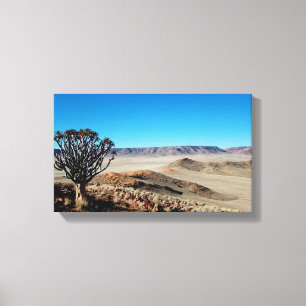 Impresionante paisaje namibiano en lienzo estirado