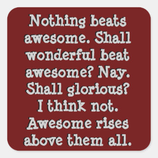 Impresionante Pegatina