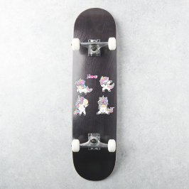 Impresionante Pegatina Rosa Cute Unicornios